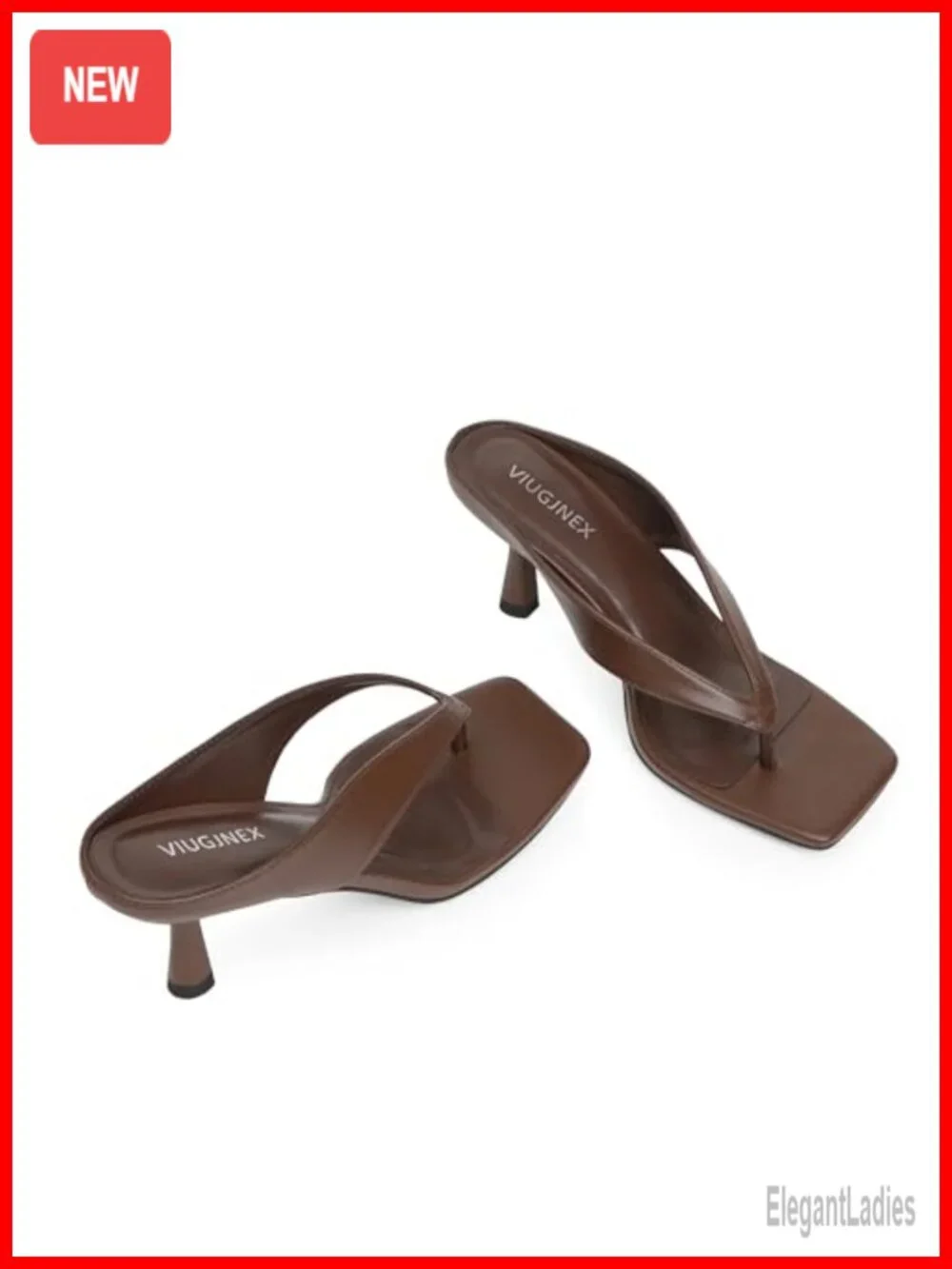 Kitten Heels Flip Flops Slip On Open Toe Low Heels Thong Sandals